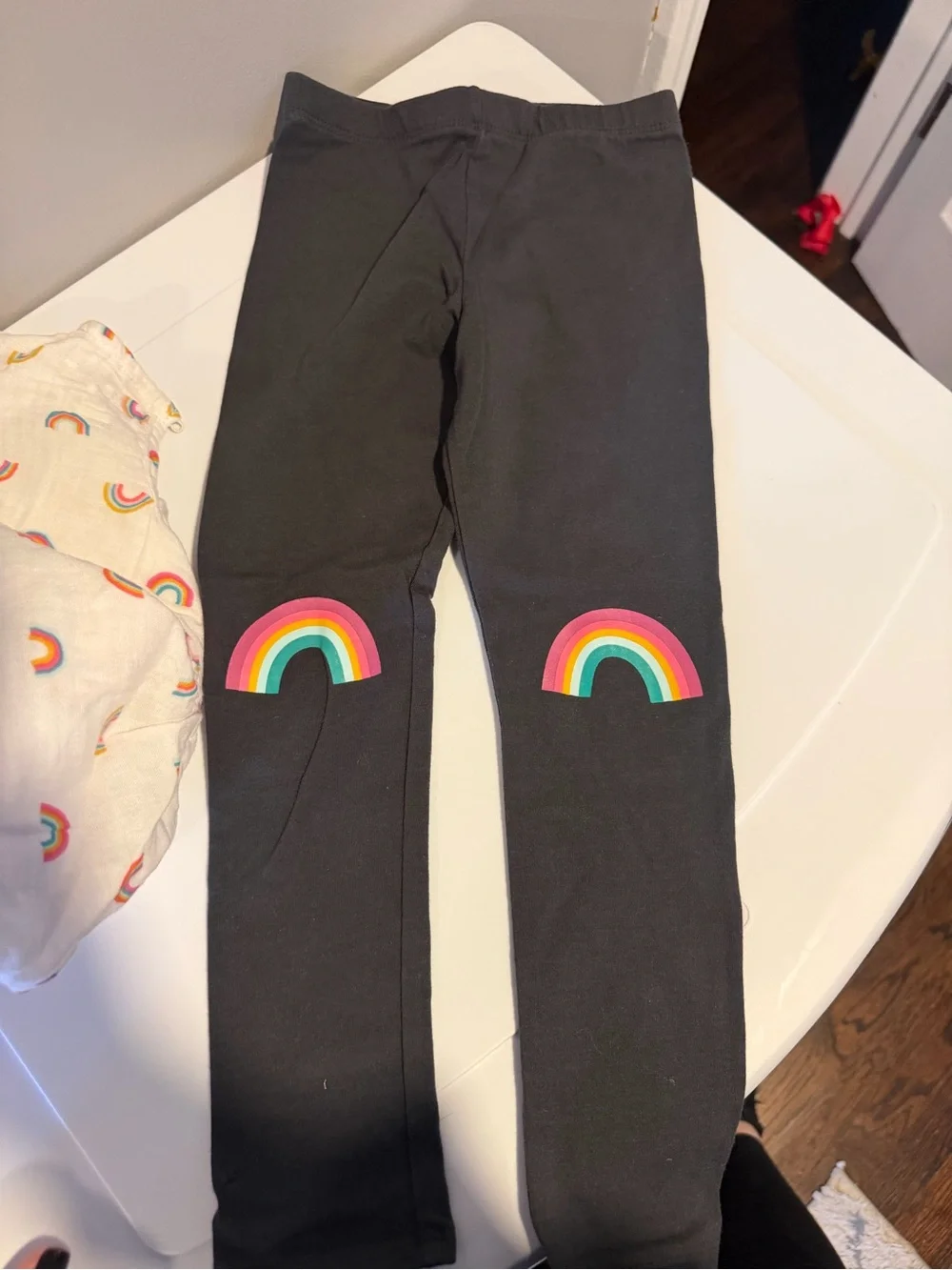 Toddler Girl Cat and Jack Rainbow Two-Piece Set Size 4t